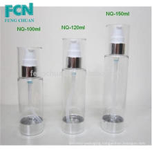 high-class cosmetic empty plastic bottles 100ml 120ml 135ml 150ml